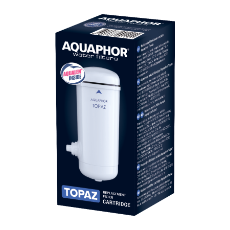 AQUAPHOR TOPAZ Ersatz-Kartusche Wasserfilter für den Wasserhahn, ohne Enthärtung