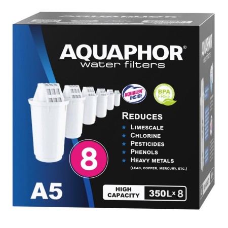 AQUAPHOR Pack 8 A5 Wasserfilter, 350 l.