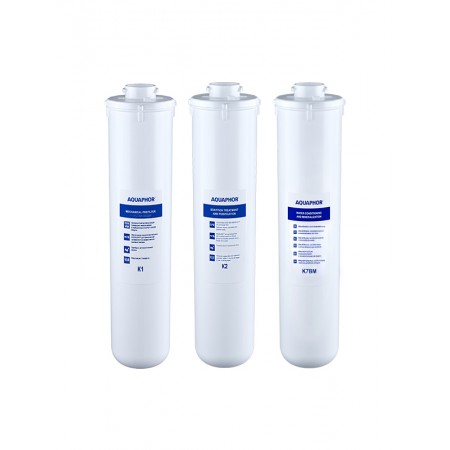 AQUAPHOR Set K5, K2, K7BM- Remineralisierung und Keimsperre für DWM 101, 101S, 102S 