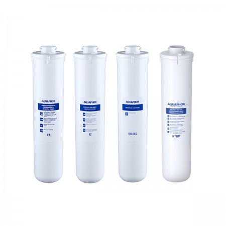 AQUAPHOR Set K1, K2, RO 50S, K7BM Keimsperre und Remineralisierung für Umkehrosmose DWM 101S